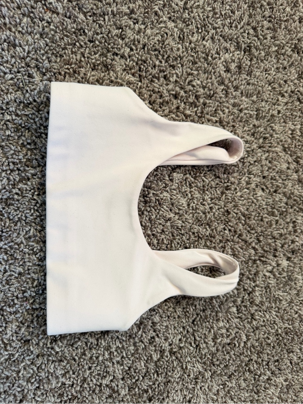 Nike Minimalist White Sports Bra